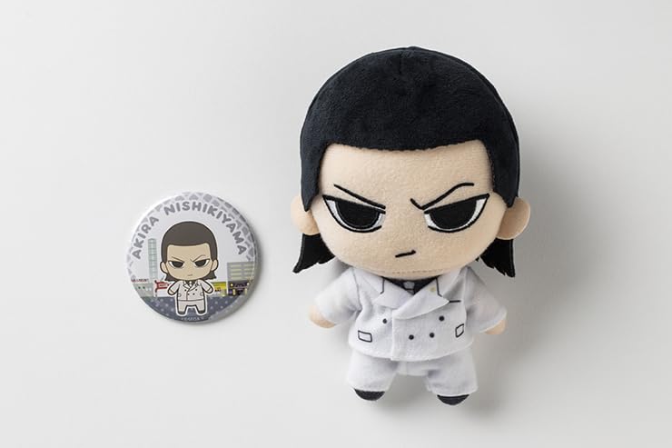 Amazon.co.jp: 龍が如く ぬいぐるみ＆缶バッジセット 極 錦山 彰 