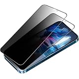 MINIKA 【覗き見防止】 iphone12 ガラスフィルム のぞき見防止 iphone12pro 保護フィルム iphone12プロ 覗き見 アイフォン12 強化ガラス 液晶 横から見えない 【6.1インチ/2枚セット】