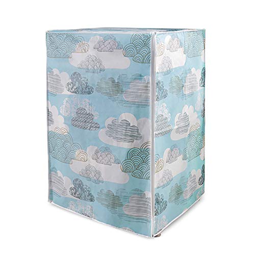 Preisvergleich Produktbild Anjing Waschmaschinenabdeckung wasserdicht Schutz Oberseite Vorderseite Wolken Waschmaschine Bezug