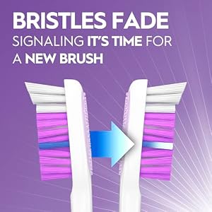 Oral-B 3D White Manual Toothbrush, 4-Pack, Stain Eraser, Soft Bristle Brushes, Adult Teeth Whitening, Daily Plaque Removal, Built-in Tongue Scraper Cheek Cleaner, Travel Size Toiletries — photo 5 of 6