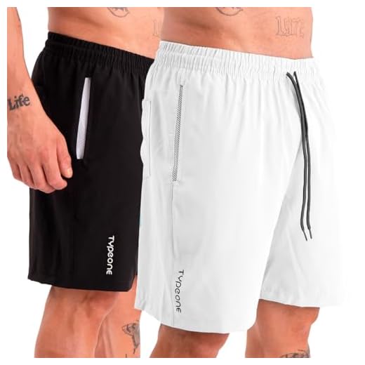 Kit 2 Shorts Masculina Tactel Com elastano Mauricinho Esportivo Verão Cross Fit Praia (BR, Alfa, G, Regular, Regular, Preto/Branco)