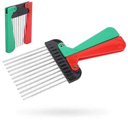 3 peines metálicos plegables con mango para mujer y hombre miniatura 1