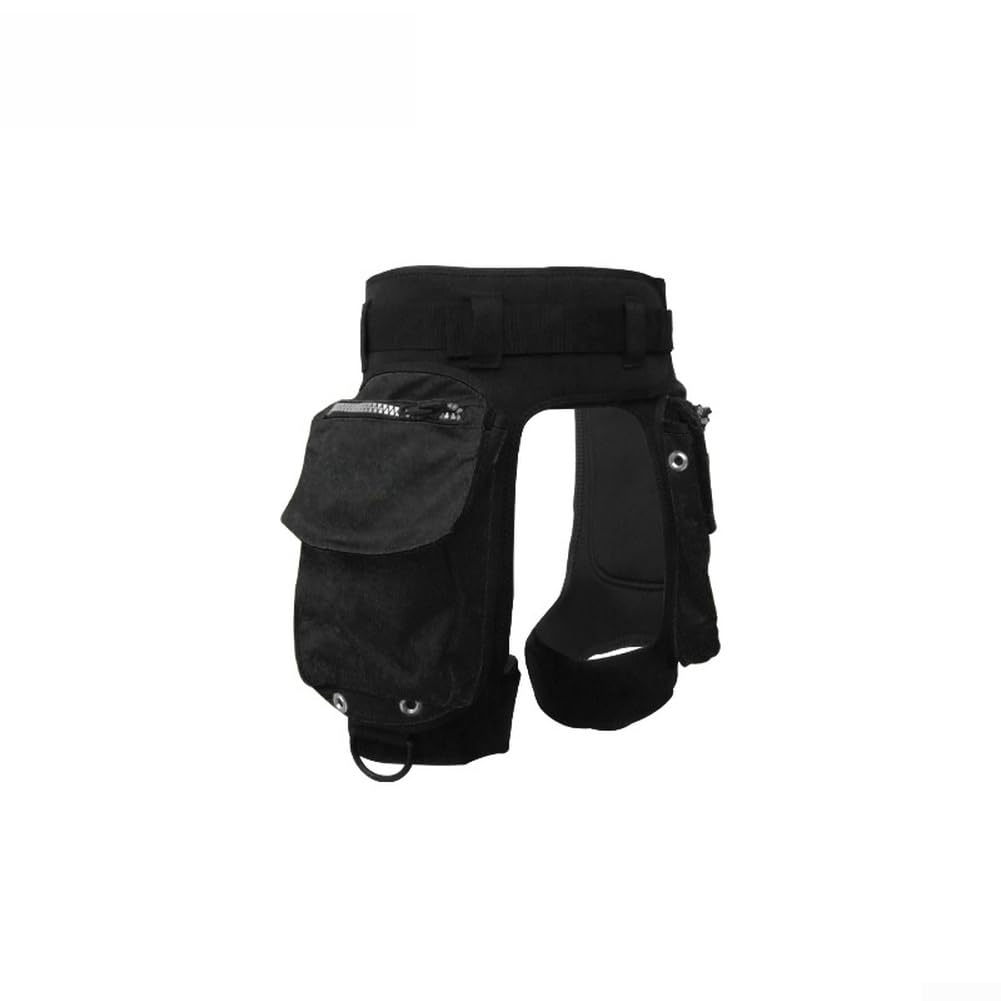 Costume da bagno con tasche per attrezzatura subacquea (giallo) | Spaziose tasche con elastici, presa sicura per pesi, fotocamere e oggetti essenziali per immersioni
