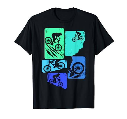 Mountainbike Downhill Biker MTB Jungen Kinder T-Shirt