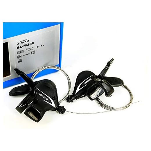 SHIMANO SL-M360 Acera - Juego de cambiadores (3 x 8 velocidades)