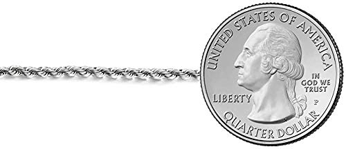 Savlano 925 Sterling Silver 3mm Solid Italian Rope Diamond Cut Twist Link Chain Necklace With a Gift Box For Men & Women - Made in Italy3