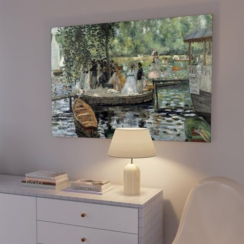 Impression sur toile La Grenouillere Renoir cadre déco murale
