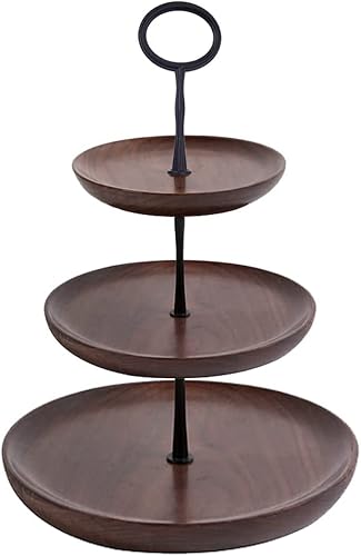 Miniatura 6 de Soporte de 3 niveles para cupcakes de 15 pulgadas, soporte ovalado de metal, soporte ovalado para hacer tú mismo para platos de frutas, soporte para