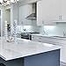 phopollo White LED Strip Lights, 16.4ft Dimmable 6500k Daylight White Led Light Strip, 300 LEDs Flexible Led Lights for Bedroom, Mirror, Kitchen Decoration