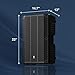 CAICOUSTIC 12-inch PA Speaker System with Bluetooth – Portable Dual DJ Speakers with Stands, Full-Range Stereo Sound for Events & Performances