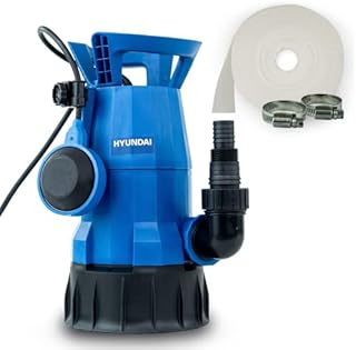Hyundai 550w Electric Clean and Dirty Water Submersible Water Pump 10M Cable , 175L/Min 7M Suction Lift with 3 Year Platinum Warranty