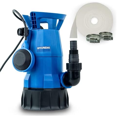 Hyundai 550w Electric Clean and Dirty Water Submersible Water Pump 10M Cable , 175L/Min 7M Suction Lift with 3 Year Platinum Warranty Cover