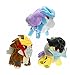 WYXIN 3Pcs Pokemon Q Version Three Sacred Suicune Entei Suicune Raikou Peluches 30Cm, Animal De Peluche Suave para Niños Regalo De Decoración del Hogar