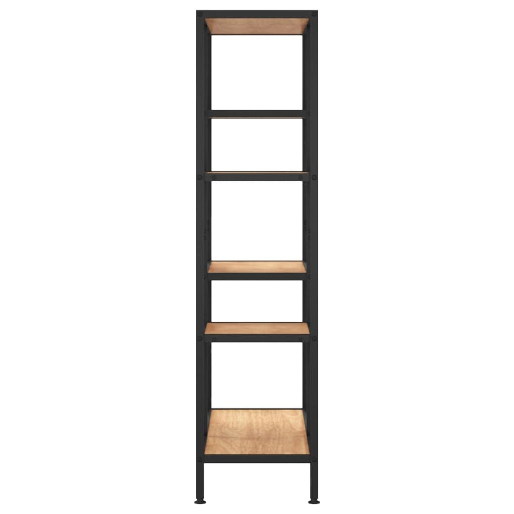 vidaXL Estantería de Madera contrachapada y Acero 80x30x120 cm