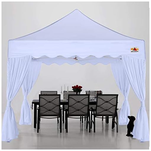 ABCCANOPY Patio Pop Up Canopy Tent with Curtain Event-Series