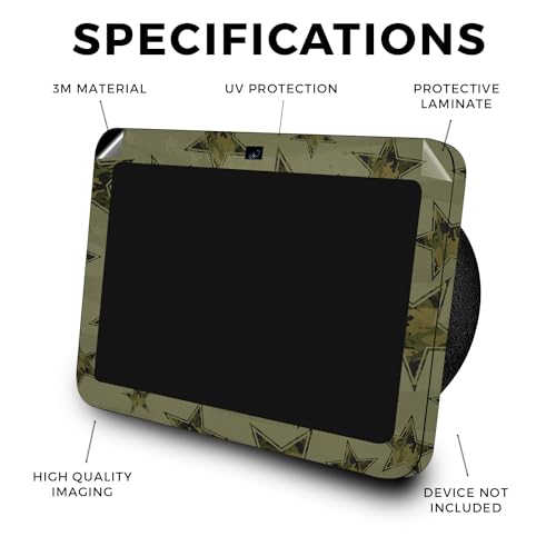 Image of Skin Compatible with Amazon Echo Show 8 (3rd Gen, 2023) - Army Star - Premium 3M Vinyl Protective Wrap Decal Cover - Easy to Apply, Crafted in The USA by MightySkins