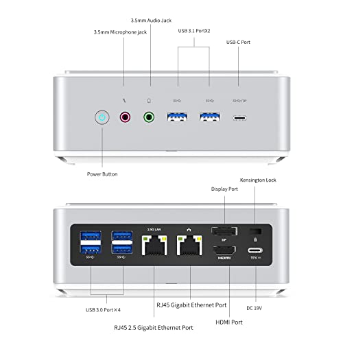 MINISFORUM-Mini-PC-EliteMini-HM90-AMD-Ryzen-9-4900H-8-Cores-32-GB-RAM-512-GB-PCIe-SSD-Desktop-Computer-2X-25inch-HDD-Slots-with-HDMIDisplayPortUSB-C-Video-Ports-Dual-LAN-4X-USB-30-2X-USB-31