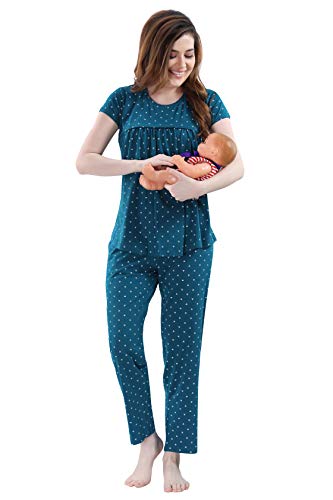 Image of AV2 Women's Cotton All Over Print Top And Pajama Set Pack Of 1