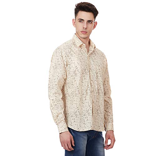 Image of TAHVO Men's Regular Fit Long Sleeves Cotton Formal Shirt