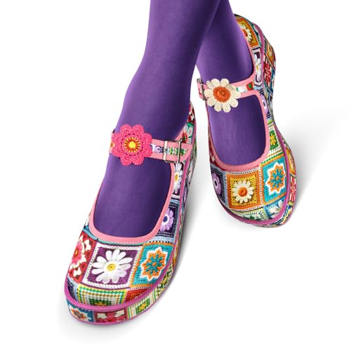Image of Hot Chocolate Design Whimsical Women's Platform Mary Jane Shoes