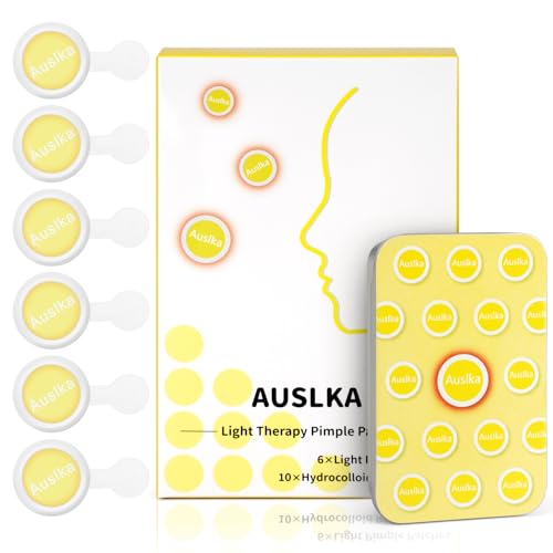 AUSLKA Light Therapy Pimple Patches (6-Pack)