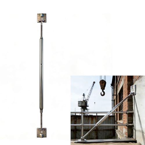 Adjustable Wall Brace，Adjustable 34"- 47"，Wall Bracing,Concrete Form Support，Concrete Turnbuckle Form Aligner，Kick Brace for Concrete Forms，Ends Swivel 180 Degrees