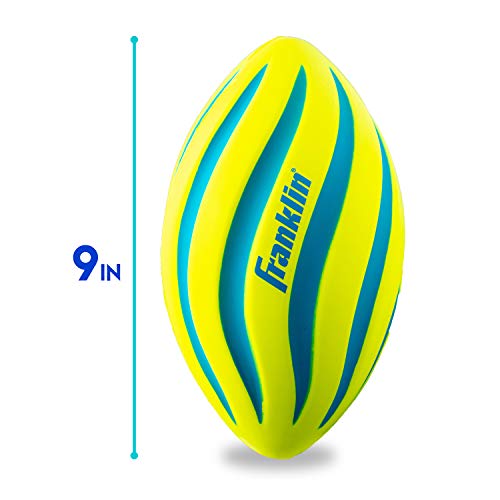 Franklin Sports Kids Foam Football - Mini Soft Foam Youth Football - Indoor + Outdoor Toy Ball for Kids - Probrite 9" Mini Ball - Soft Backyard + Practice Toy - Yellow by Franklin Sports - Image 4