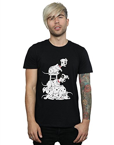 Image of Disney Men's 101 Dalmatians Chair T-Shirt Black XX-Large