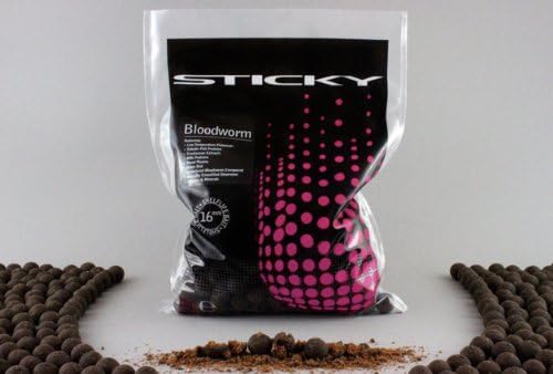 Bloodworm Boilies 1kg 16mm by Sticky Baits