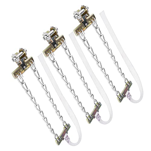 RASTKY 3pcs 165-195 Mm Anti-skid Lodo Nieve Nieve de Neumáticos de Neumáticos de SUV BANDCAR CAMIÓN SUV (Pequeño (13x15 cm, necesita 3 3 batería))