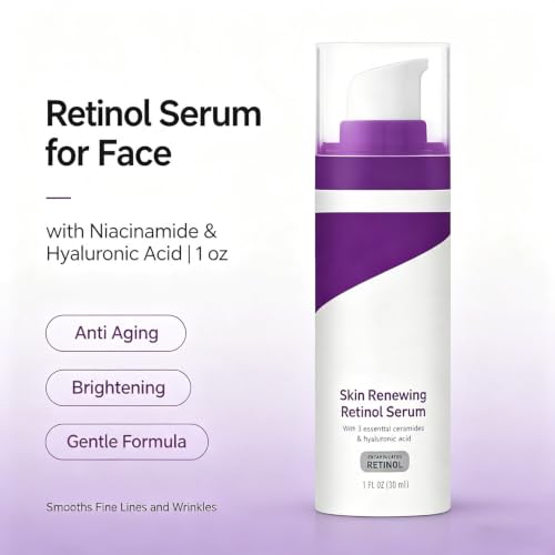 Image of CeraVe Retinol Serum for Face with Niacinamide & Hyaluronic Acid