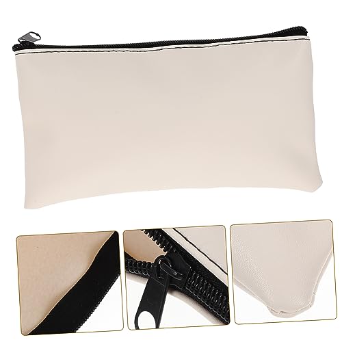 Gadpiparty 2Pcs PU Leather Money Wallets for Cash Checks Receipts Storage Pouches with Zipper Convenient Bags for Travel and Shopping present for4