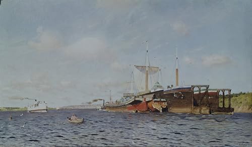 Toile Décor Art Mural Levitan Peinture Décoration Chambre Toile 60x90