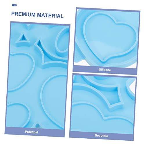 Moldes para marcos de fotos de gel de sílice SHINEOFI para manualidades personalizadas 6