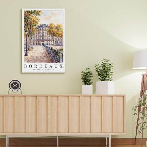 Poster de voyage Bordeaux de qualite superieure pour une decoration de standing