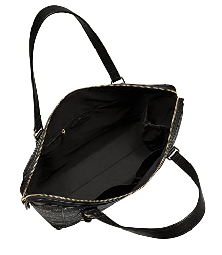 Fossil Jacqueline Tote Black/Bone