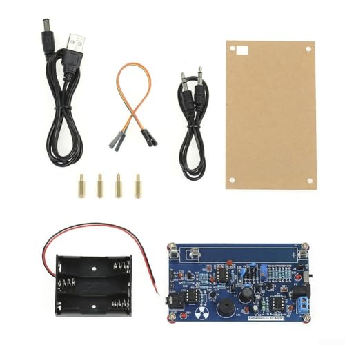 Kit de módulo experimental para contador Geiger ensamblado para la mayoría de tubos Geiger y análisis de datos Matlab de PC
