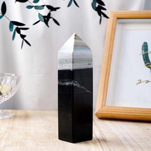 Gran torre de cristal natural LVTFCO de 200-300g, el regalo espiritual perfecto 2