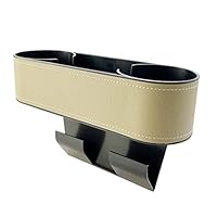 ACROPIX PU Leather Black Car Seat Gap Filler Multi-Function Cup Holder Car Seat - View #3