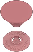 Vista 5 de PopSockets Agarre para teléfono con soporte expandible, agarre adhesivo, color rosa/arcilla mate