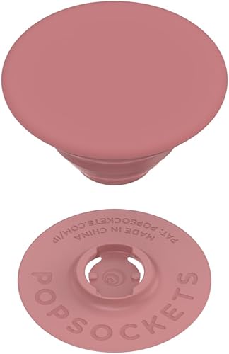 Vista 39 de PopGrip de PopSockets: Agarre y soporte para teléfono, plegable, parte superior intercambiable, blanco sobre negro