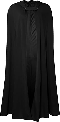 Miniatura 5 de Gabardina larga gótica para mujer, capa larga para otoño e invierno, bata, mezcla de lana, capa con capucha, capa larga