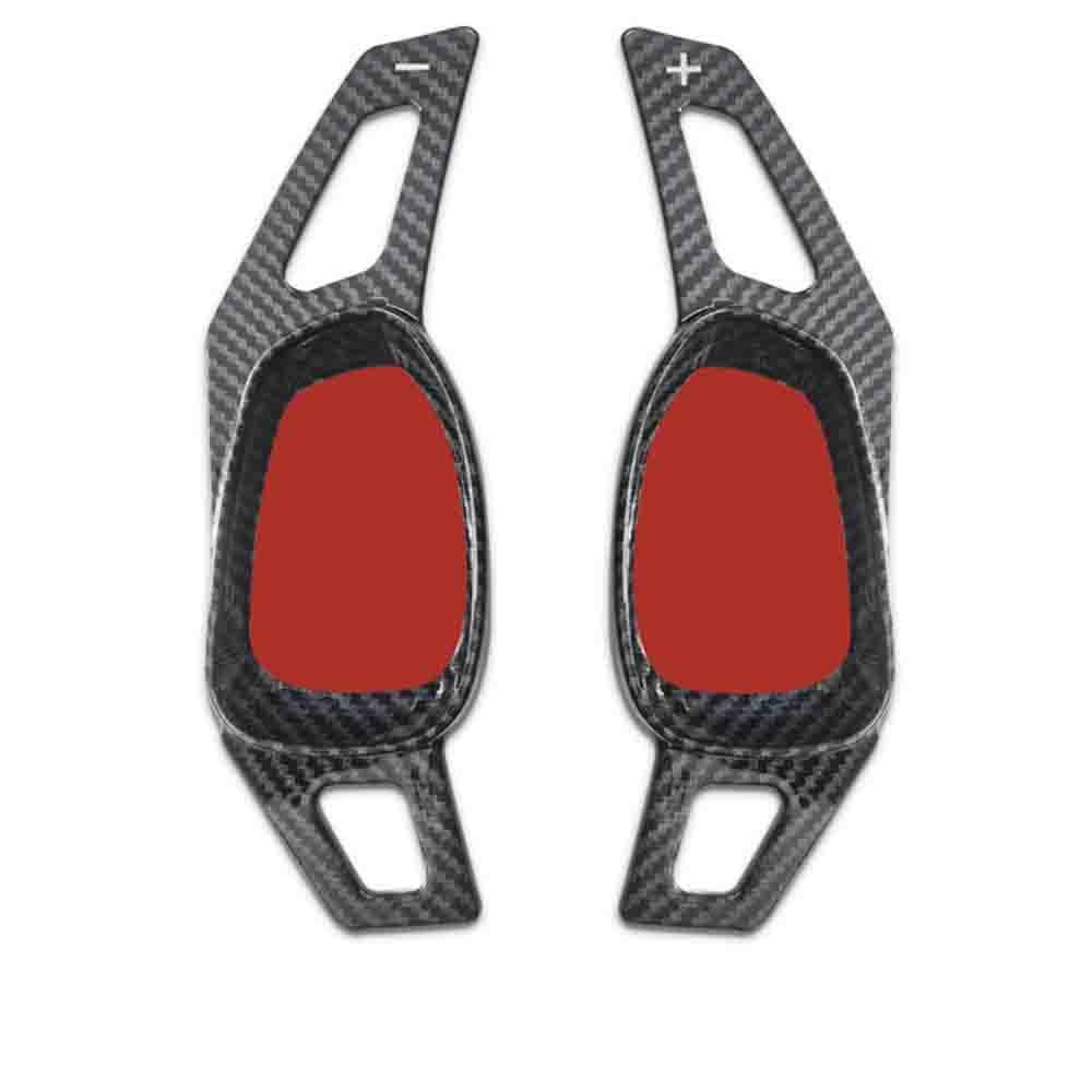 SMOXNMYXH 2PCS Car Wheel Paddle Shifter Steering, for Audi RS7 Paddle Shifter Extended Cover Steerin Interior Accessories,B