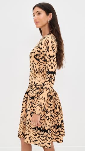 Ulla Johnson Women's Camryn Jacquard Knit Long Sleeve Dress4