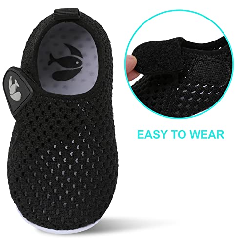 Image of FEETCITY Boys Girls Water Shoes Kids Aqua Socks Quick Dry Barefoot for Beach Swimming Pool