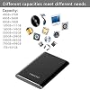HWAYO 120GB Portable External Hard Drive, USB3.1 Gen 1 Type C Ultra Slim 2.5'' HDD Storage Compatible for PC, Desktop, Laptop, Mac, Xbox One (Black)