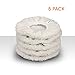 SPTA Car Polishing Pads Set, 6Pcs 3inch Buffing Wool Pads Microfiber Pads for Car Detailing