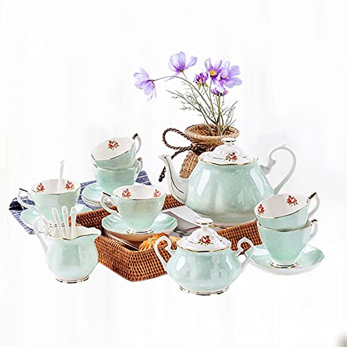 Servizio Caffè Inglese Blu: La Classifica dei Più Venduti nel 2025 1 Tazza Da Caffè Set Da Tè Per Adulti Vintage Inglese 15 Porcellana Servizio Da Tè Tazze Da Caffè E Piattini Set Di 6 Per Tè Caffè, Pomeriggio Tea Party