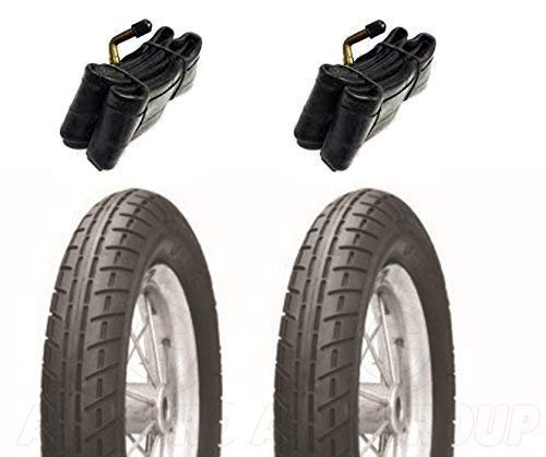 2 Bicycle Tyres Bike Tires - BMX/Freestyle - 10 x 2 - Bent Schrader Tubes