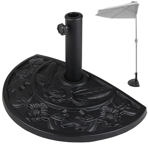 BAKAJI Base per Ombrellone Mezza Luna Ø50x32x32cm